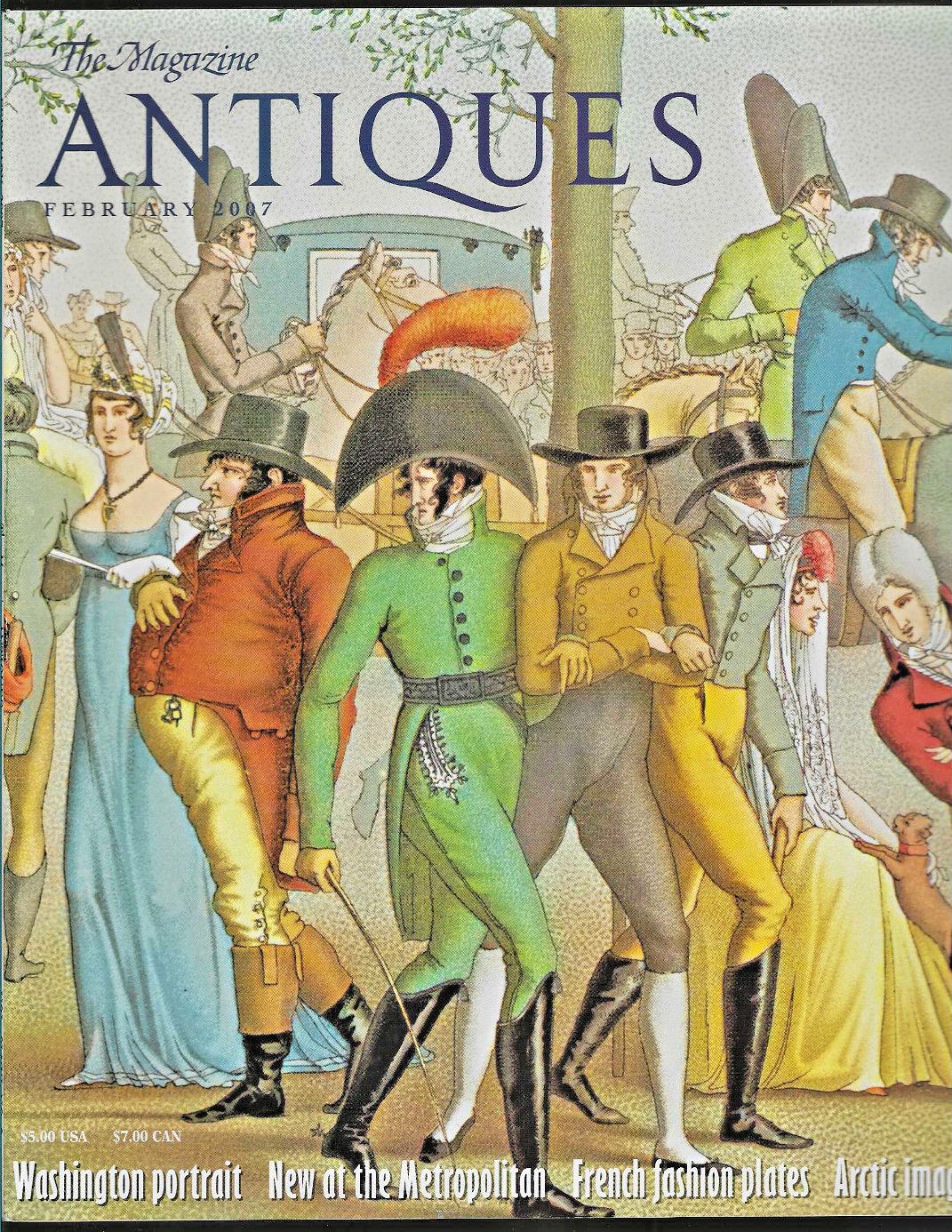 Antiques Magazine Feb 2007 Racinet Costume Historique Masculine Fashion 1700s LN