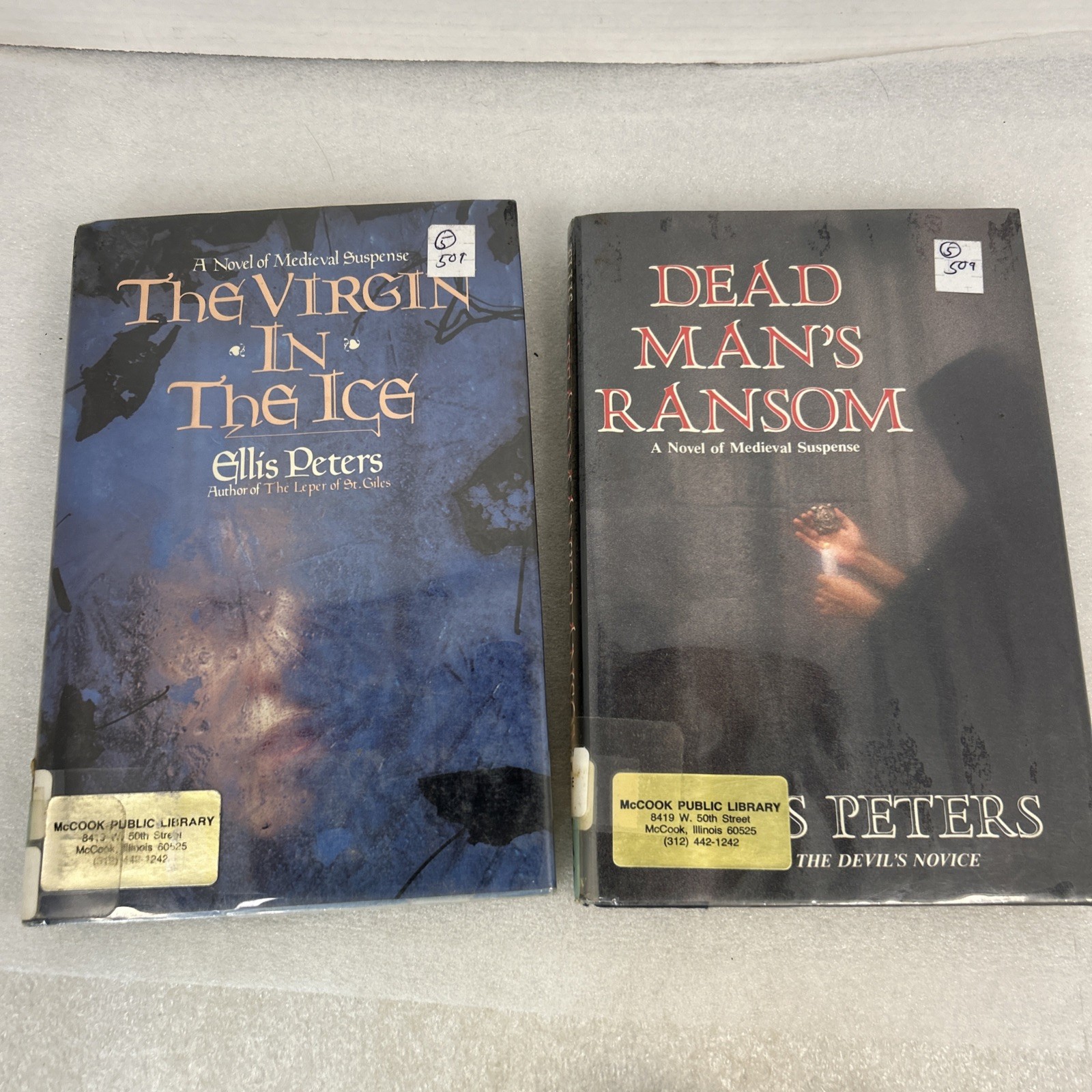 Ellis Peters Mix Book Lot 5 Hardback 3 Paperback Brother Caddael Series Read