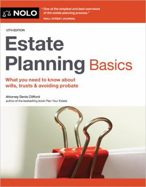 Estate Planning Basics Paperback Denis Clifford