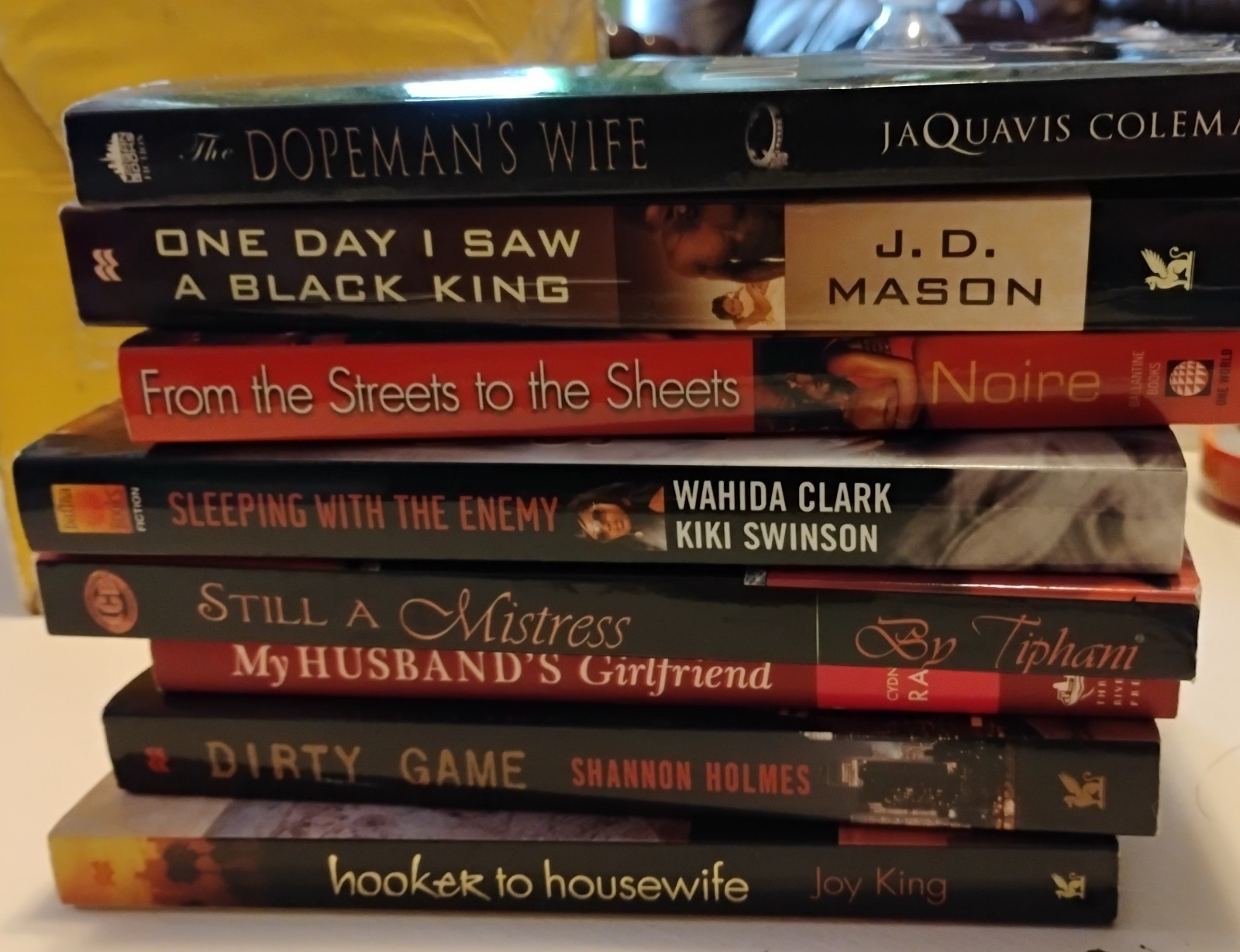 Lot Of 8 Urban Erotica Novels Various Authors Decent Condition All For One Price