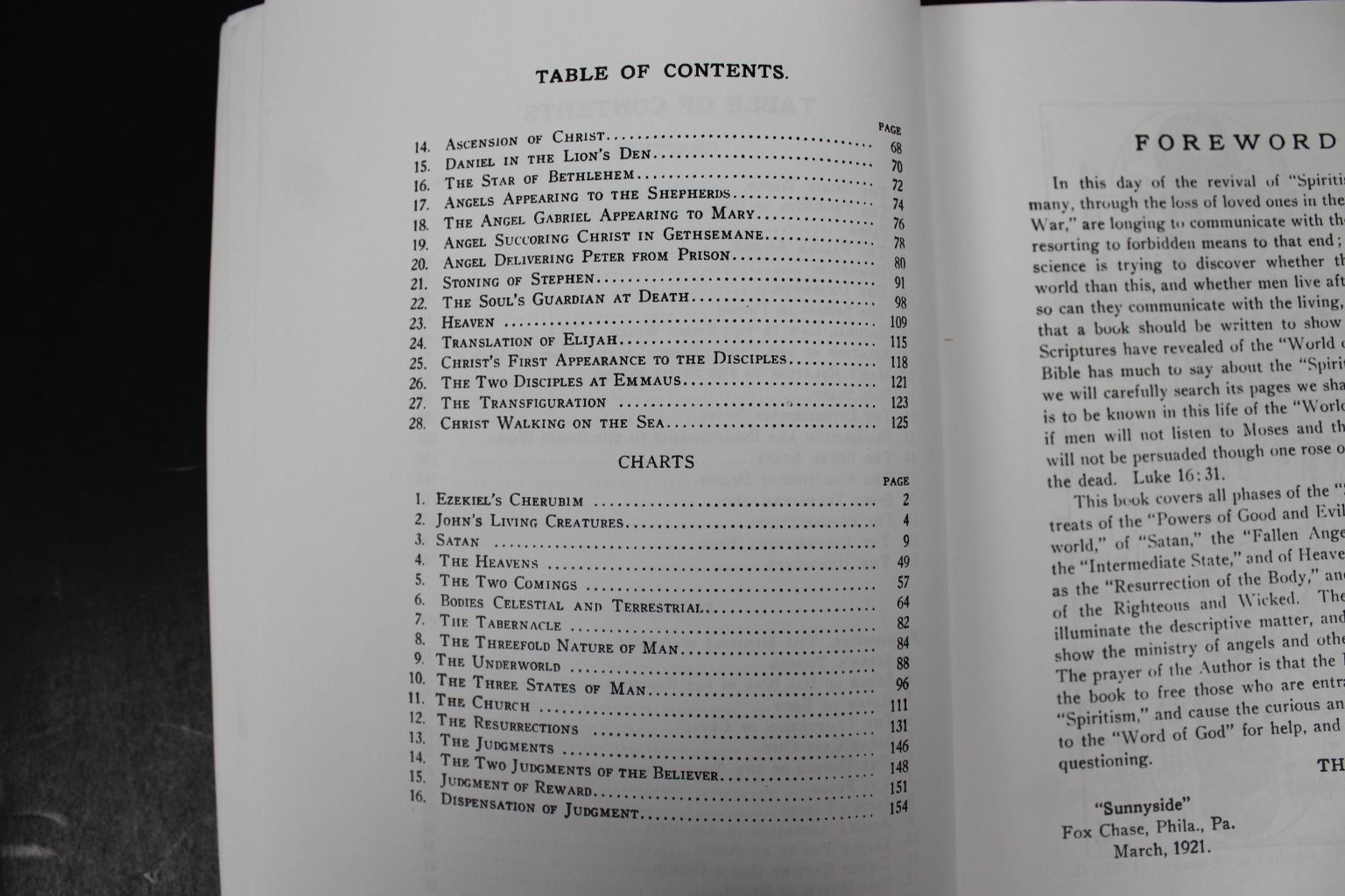 Spirit World Clarence Larkin 1921 Reprint Religious Theology Metaphysical PB
