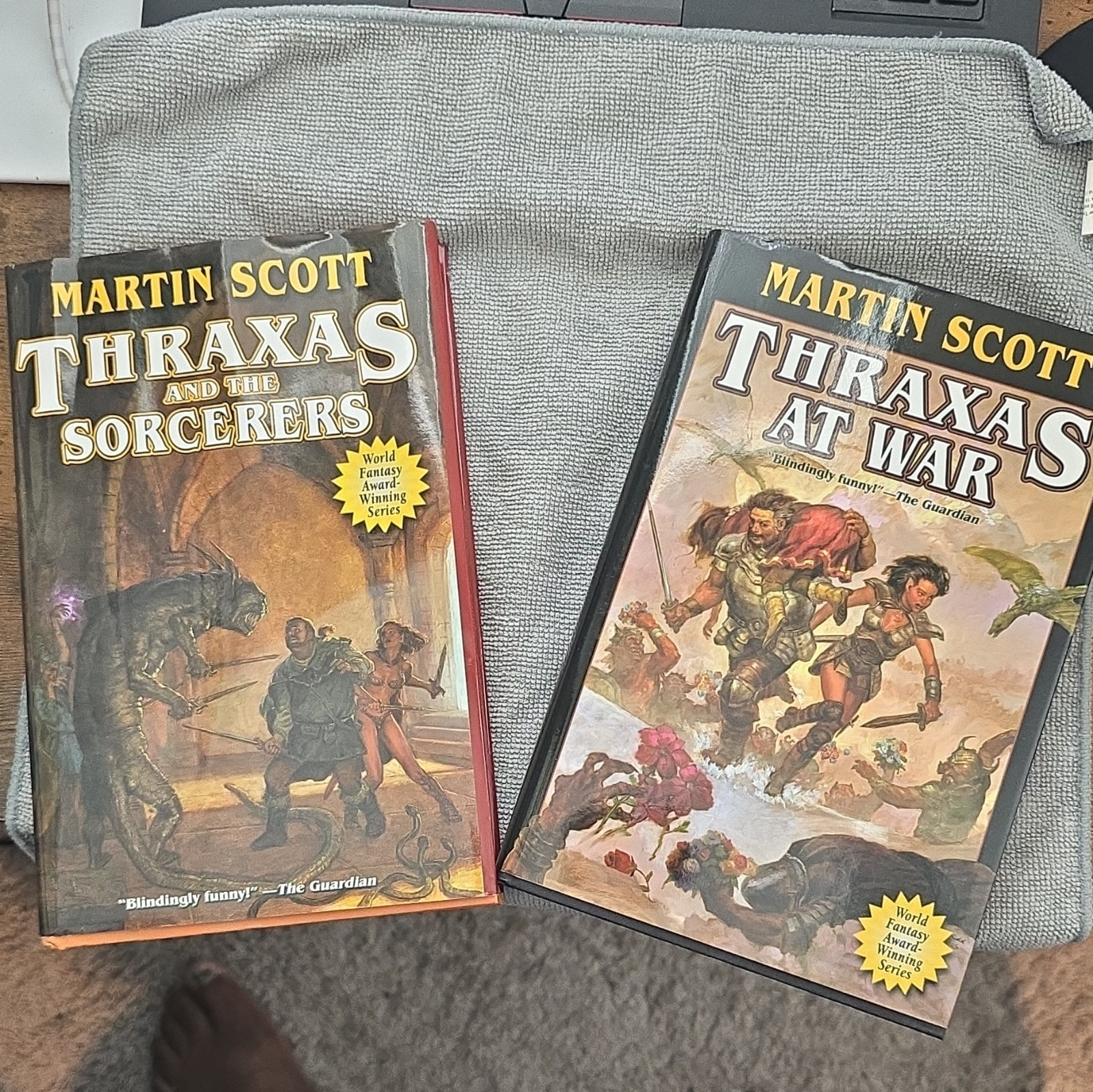 Thraxas at War Martin Scott Hardcover Baen Books 2006 Fantasy Fiction