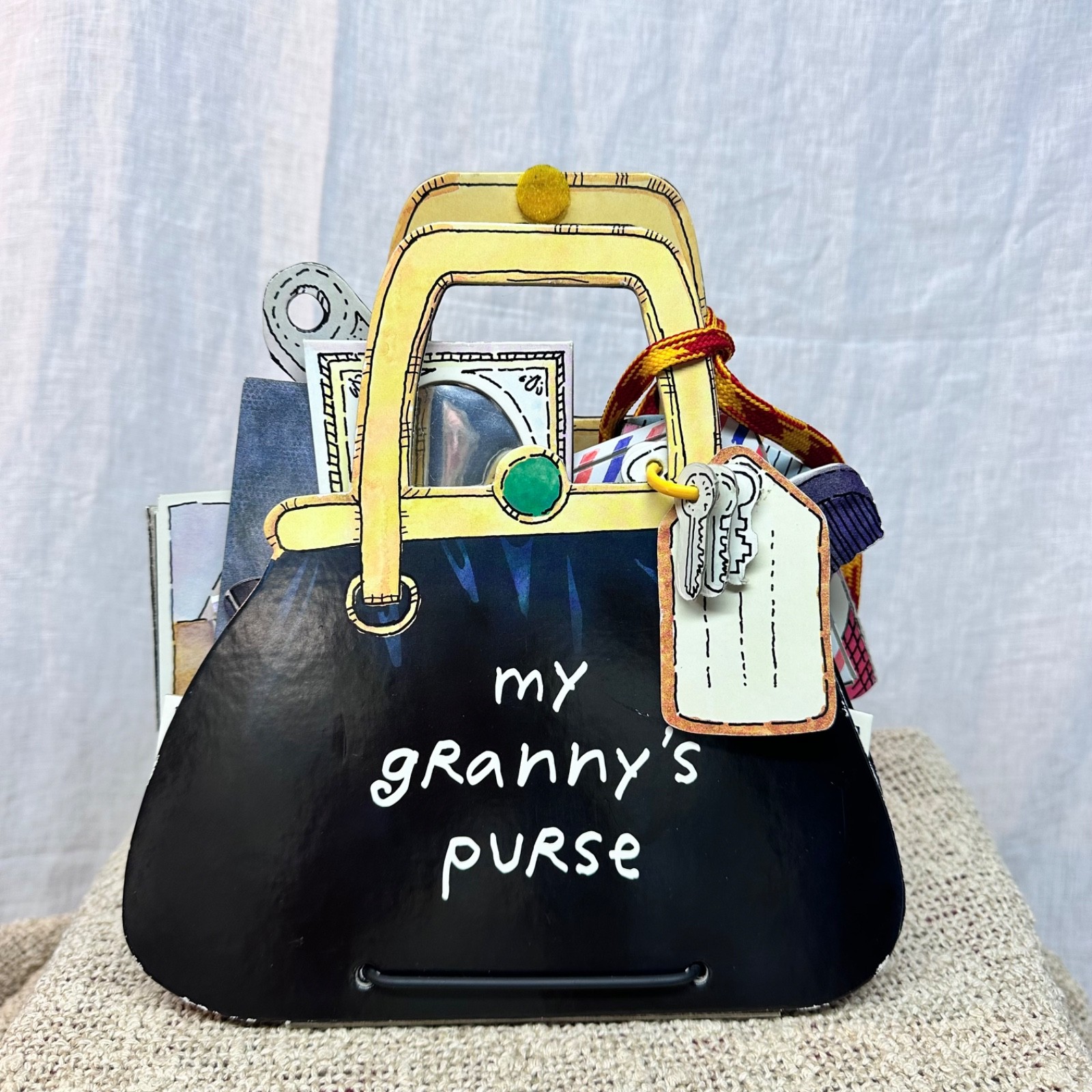 My Granny’s Purse by P. H. Hanson 2003 Children’s Board Books Vintage Rare Craft