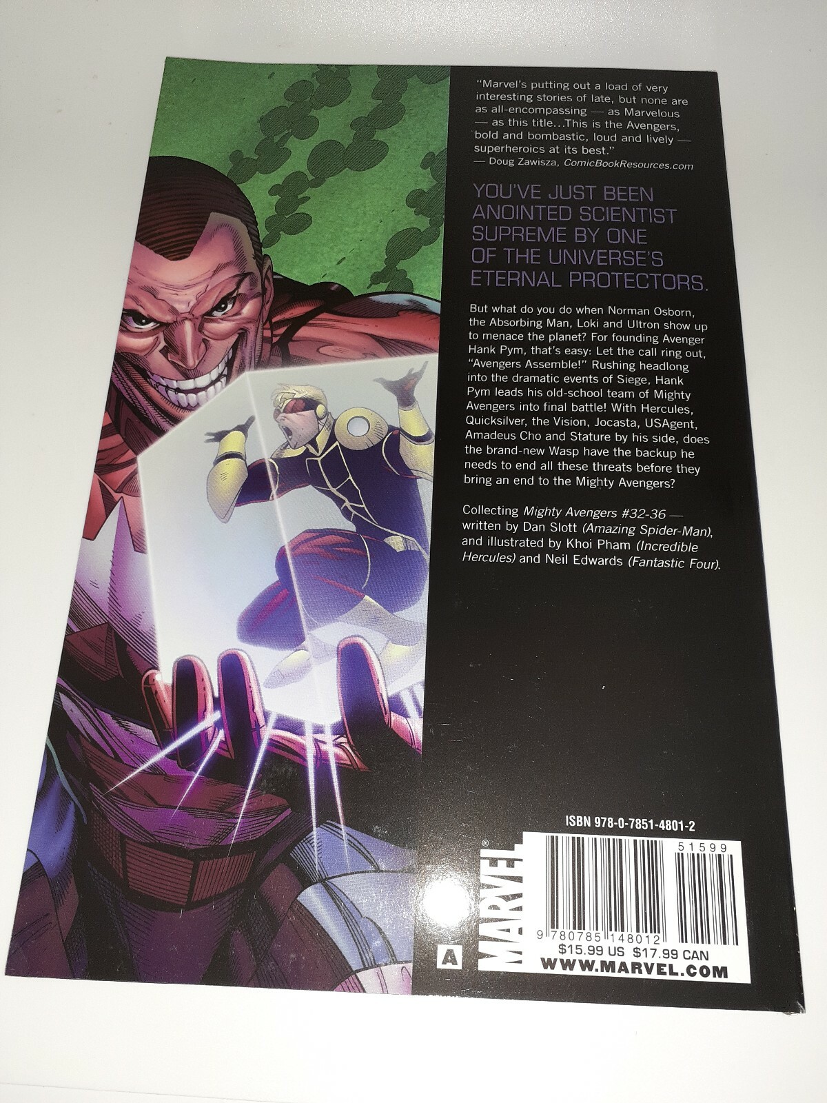 Marvel Siege Mighty Avengers TPB Unread 9.2 FREE SHIPPING