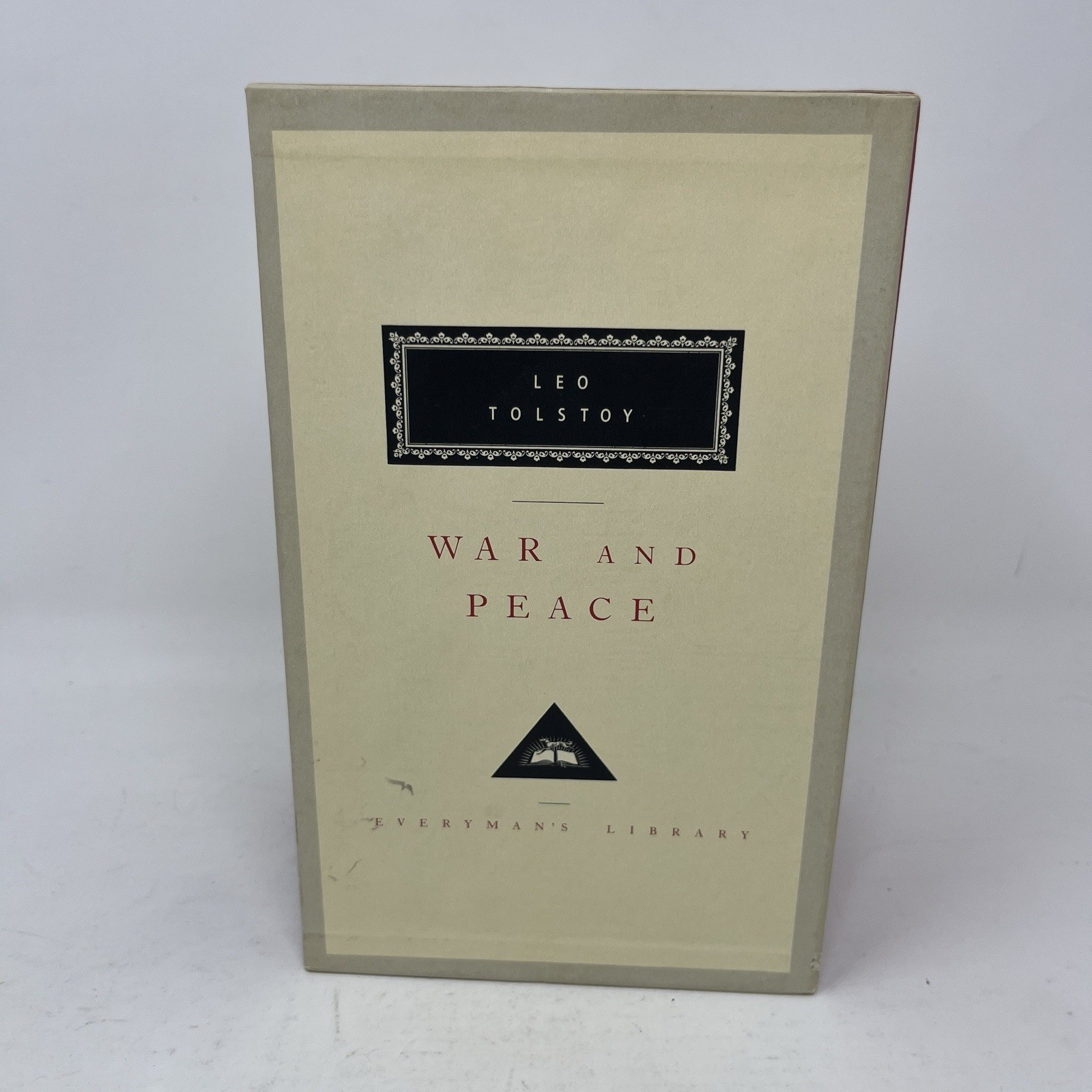 WAR AND PEACE 3 volume HC set w/ Slipcase Leo Tolstoy Everyman’s Library