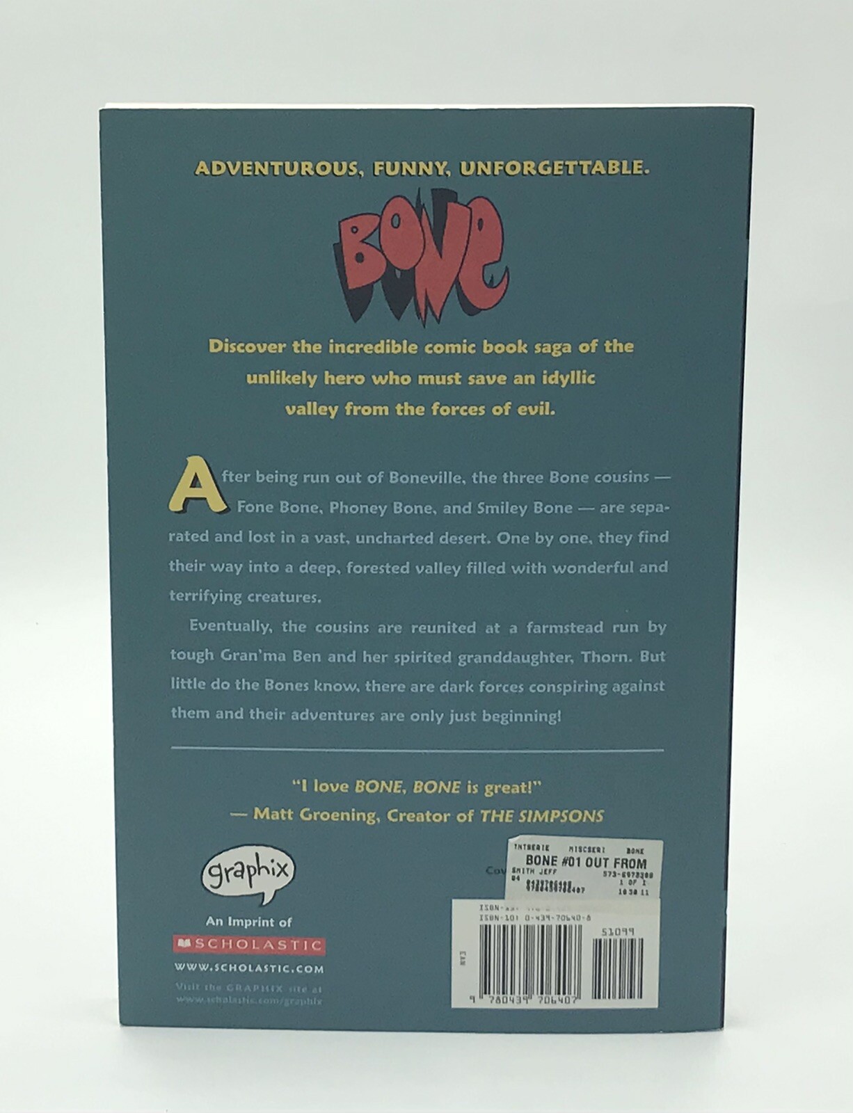 BONE #1: Out from Boneville by Jeff Smith