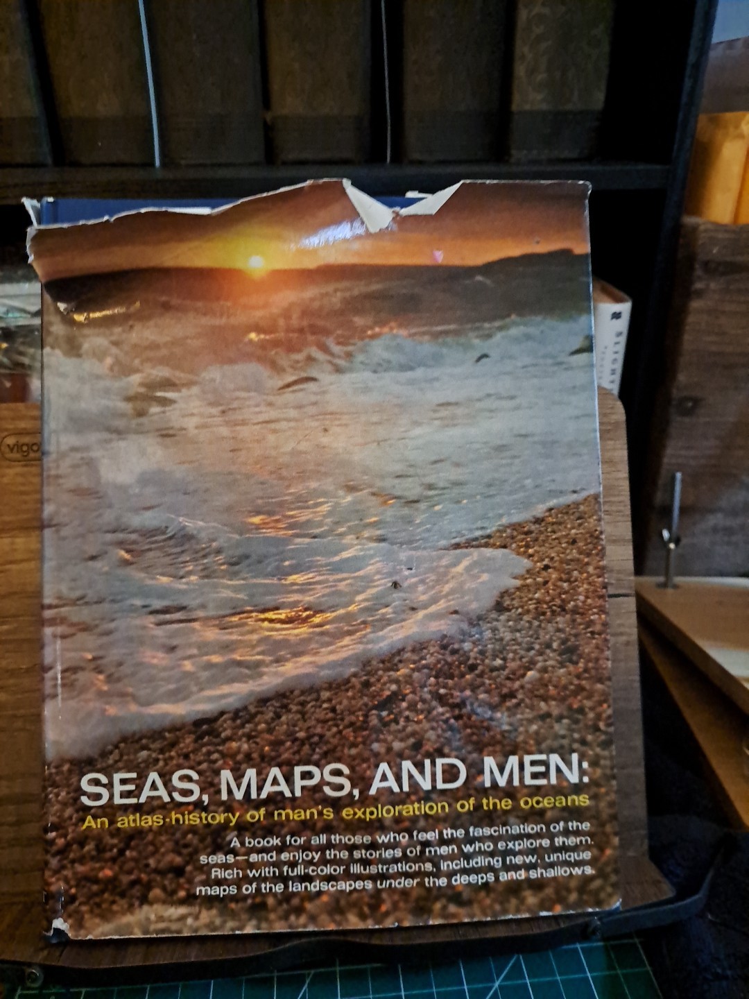 Seas,Maps,And Men Atlas-History of Man’s Exploration of the Oceans Free ship