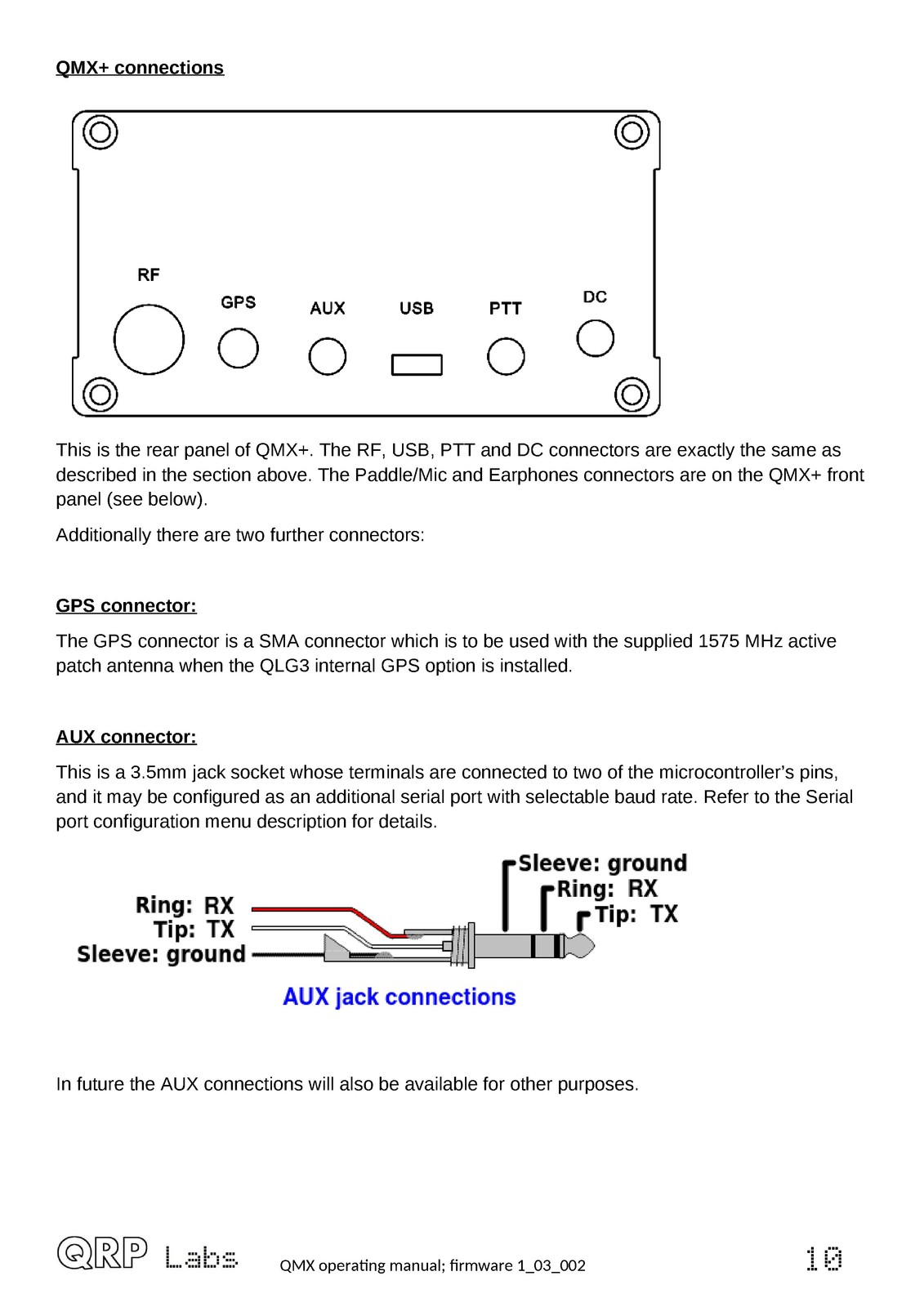 QRP LABS QMX Multimode Transceiver Operating Manual – WIRE BOUND – TOUGH COVERS