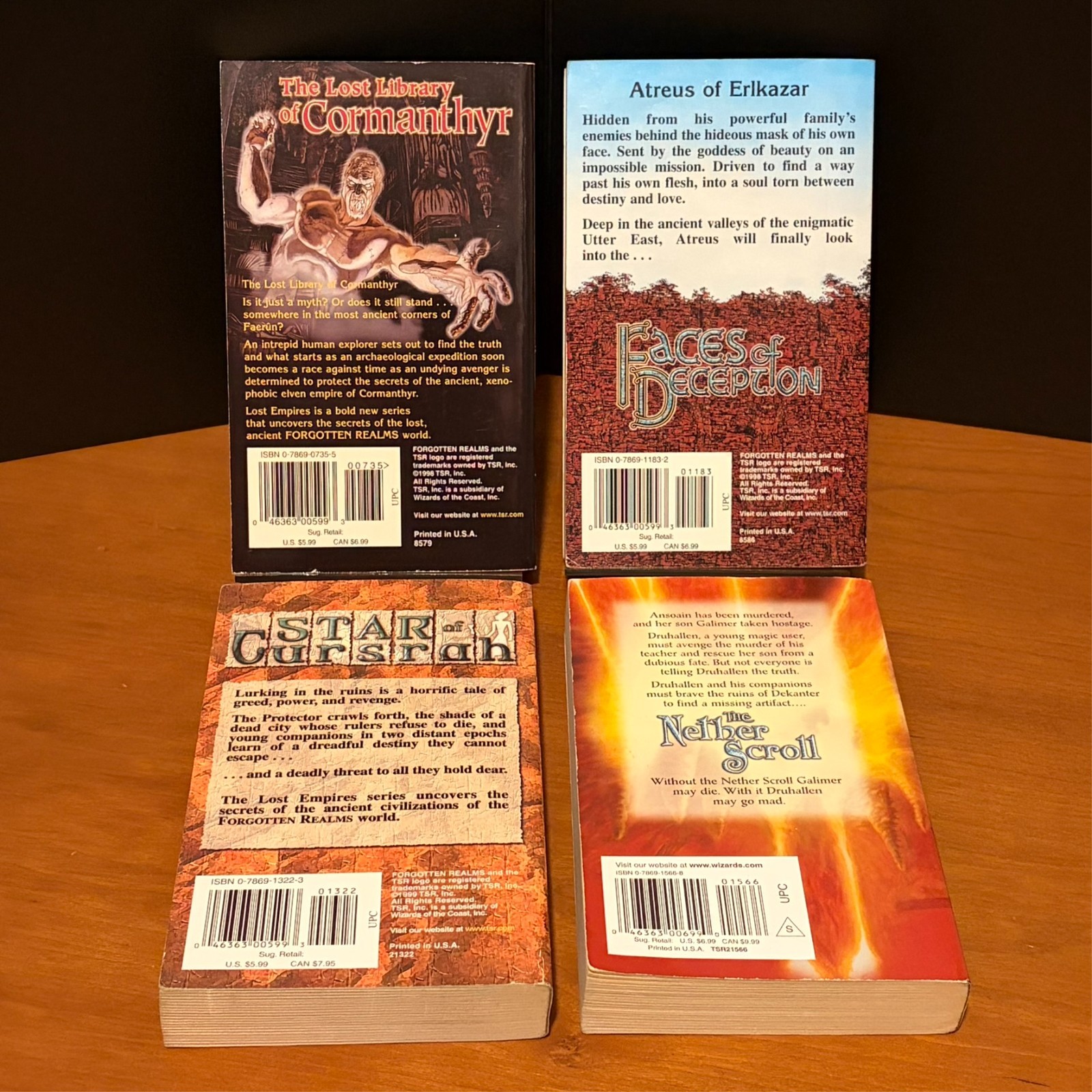 Forgotten Realms: Complete First Edition Lost Empires Series 1-4, D&D PB Lot