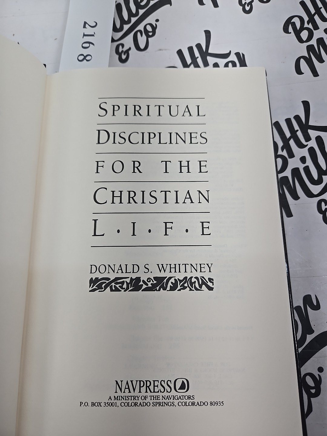 Spiritual Disciplines for the Christian Life – paperback Donald S. Whitney