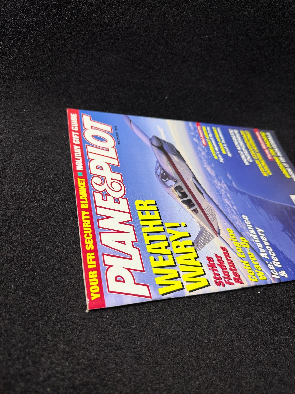 Plane & Pilot Magazine December 1994 Weather Wary Aviation Flying Aircraft