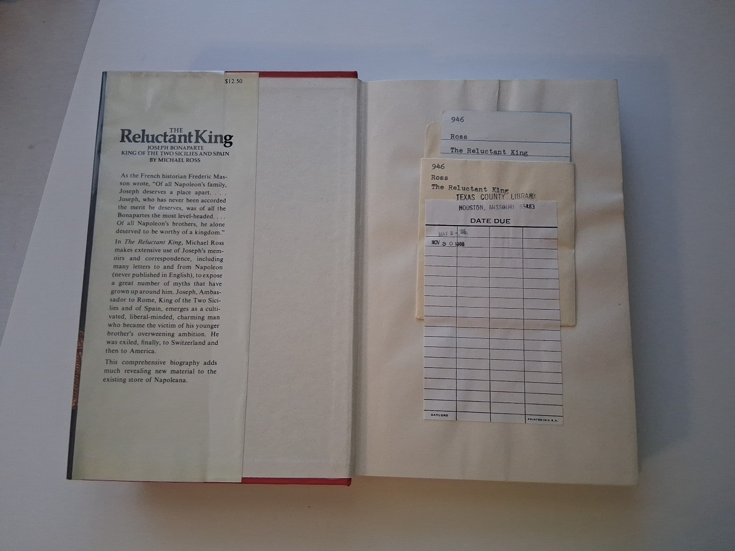 Reluctant King: Joseph Bonaparte, King of the Two Sicilies & Spain Michael Ross