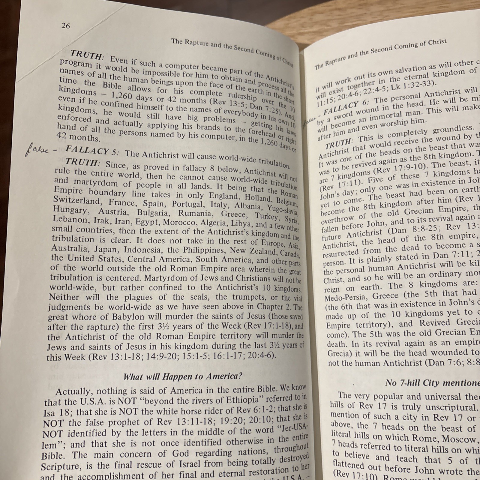 The Rapture And The Second Coming Of Christ By Finis Jennings Dake HB