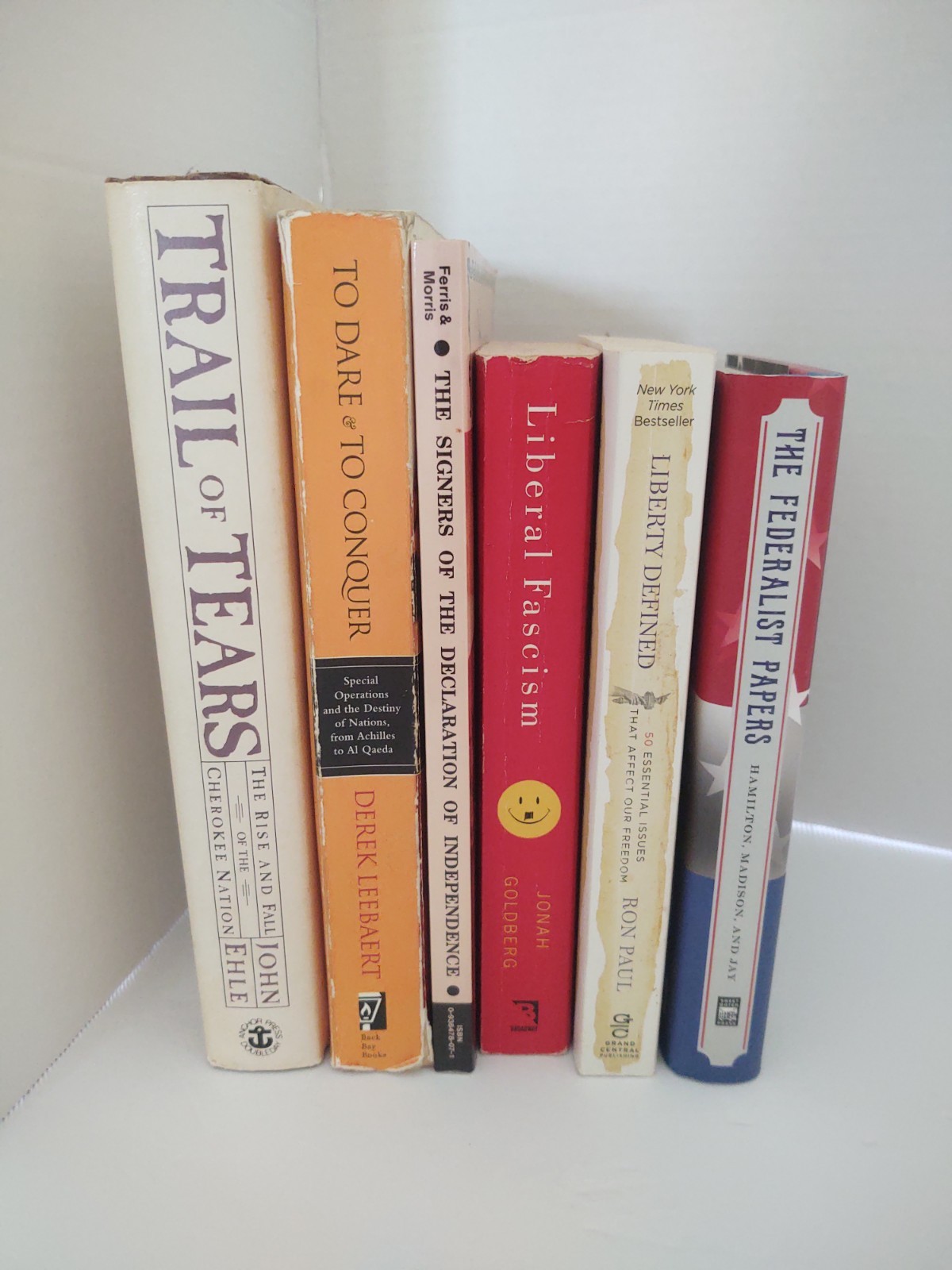 Lot Of 6 American History Books Lot Bundle Mixed Titles Subjects Ron Paul…