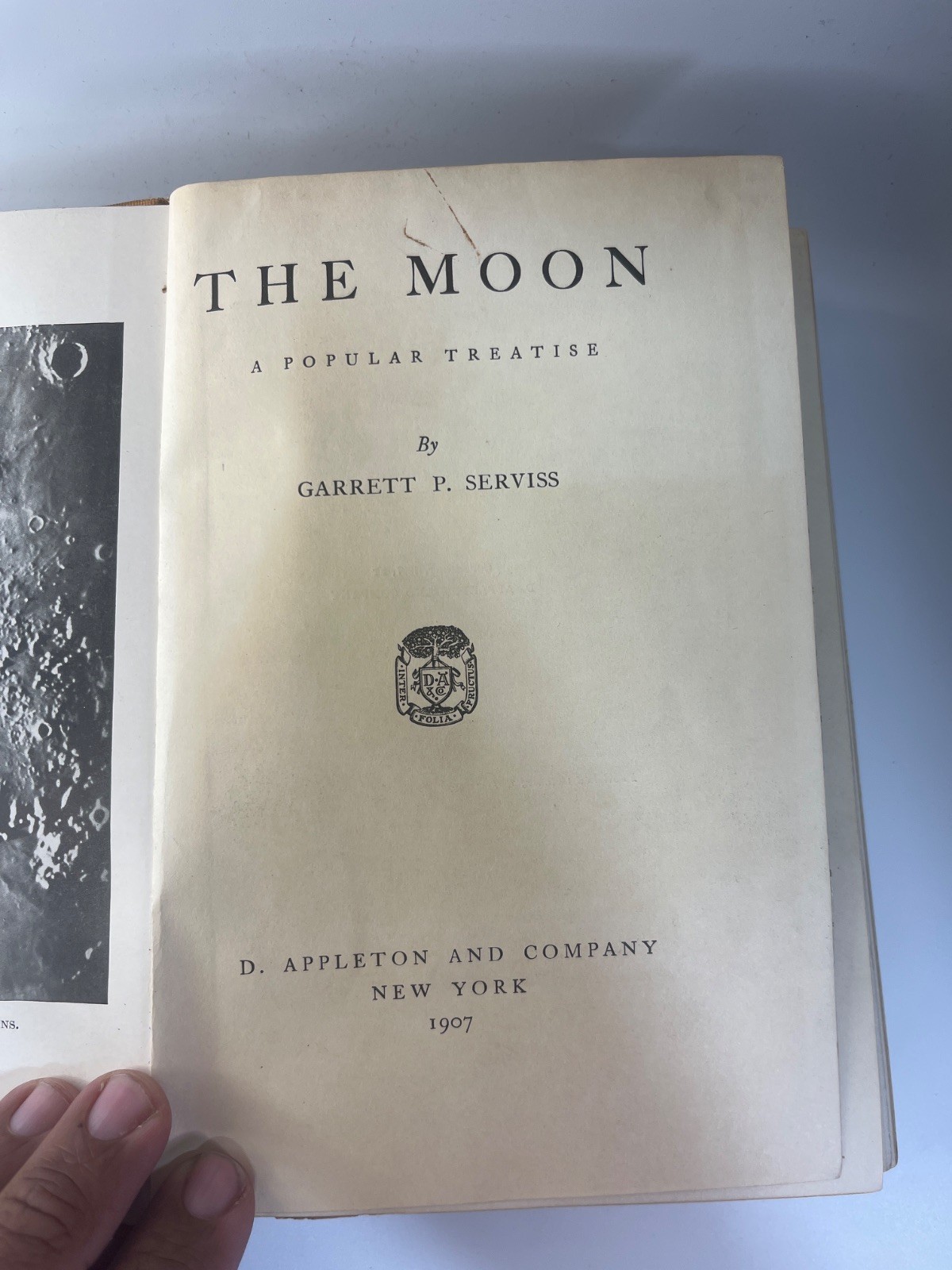 The Moon: A Popular Treatise [Hardcover] Garrett P. Serviss