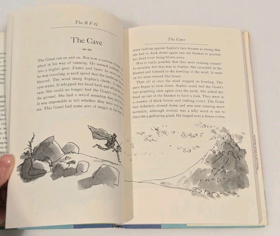 The BFG by Roald Dahl (Hardcover) First American Edition RARE 11th Print HCDJ