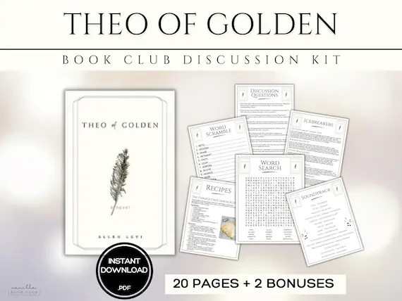Theo of Golden Allen Levi Fantasy Adventure Book Paperback 448 Pages 6×9 English