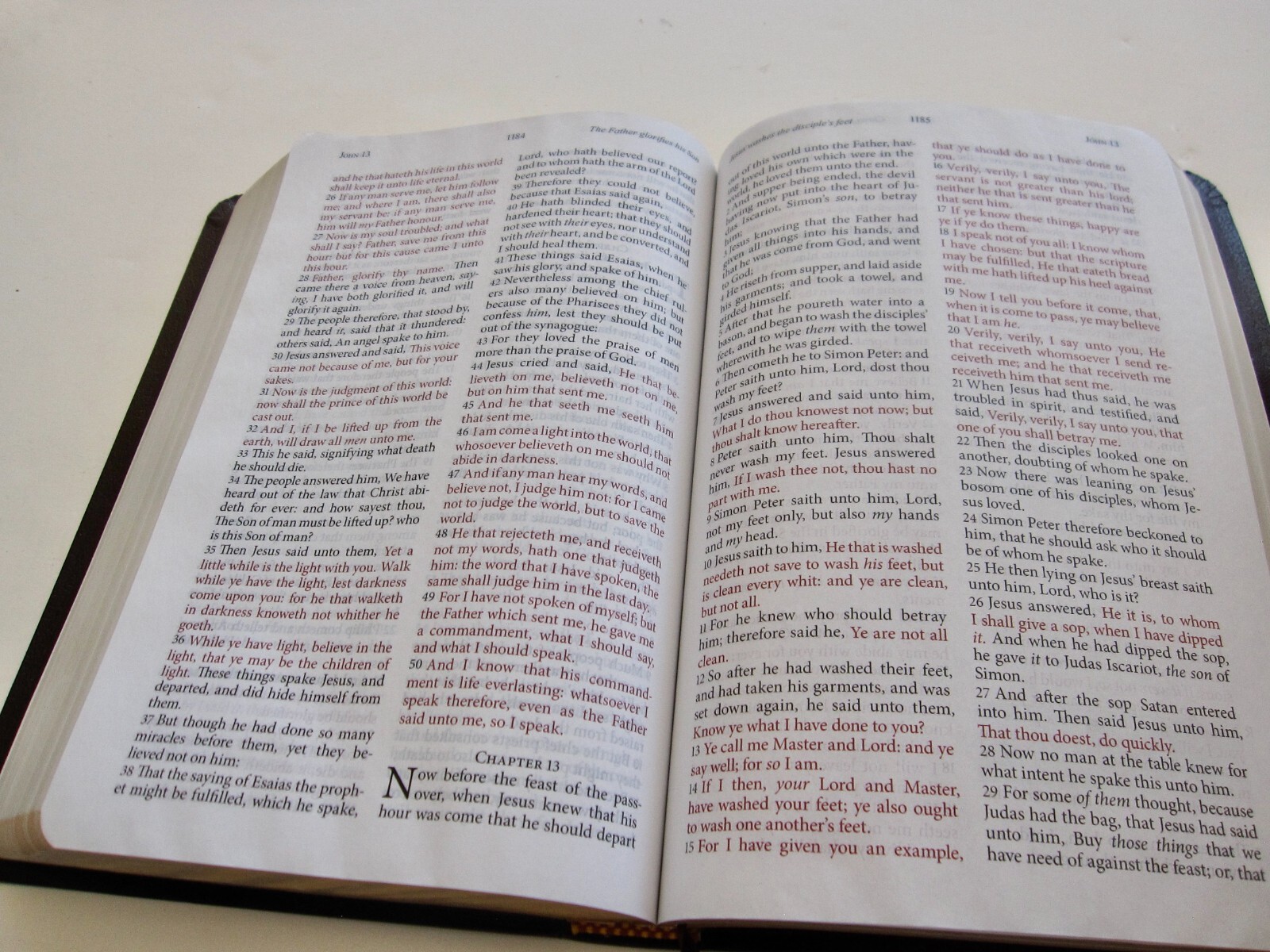 Jack Van Impe Prophecy Bible KJV Red Letter Edition Brown Leather Cover USA