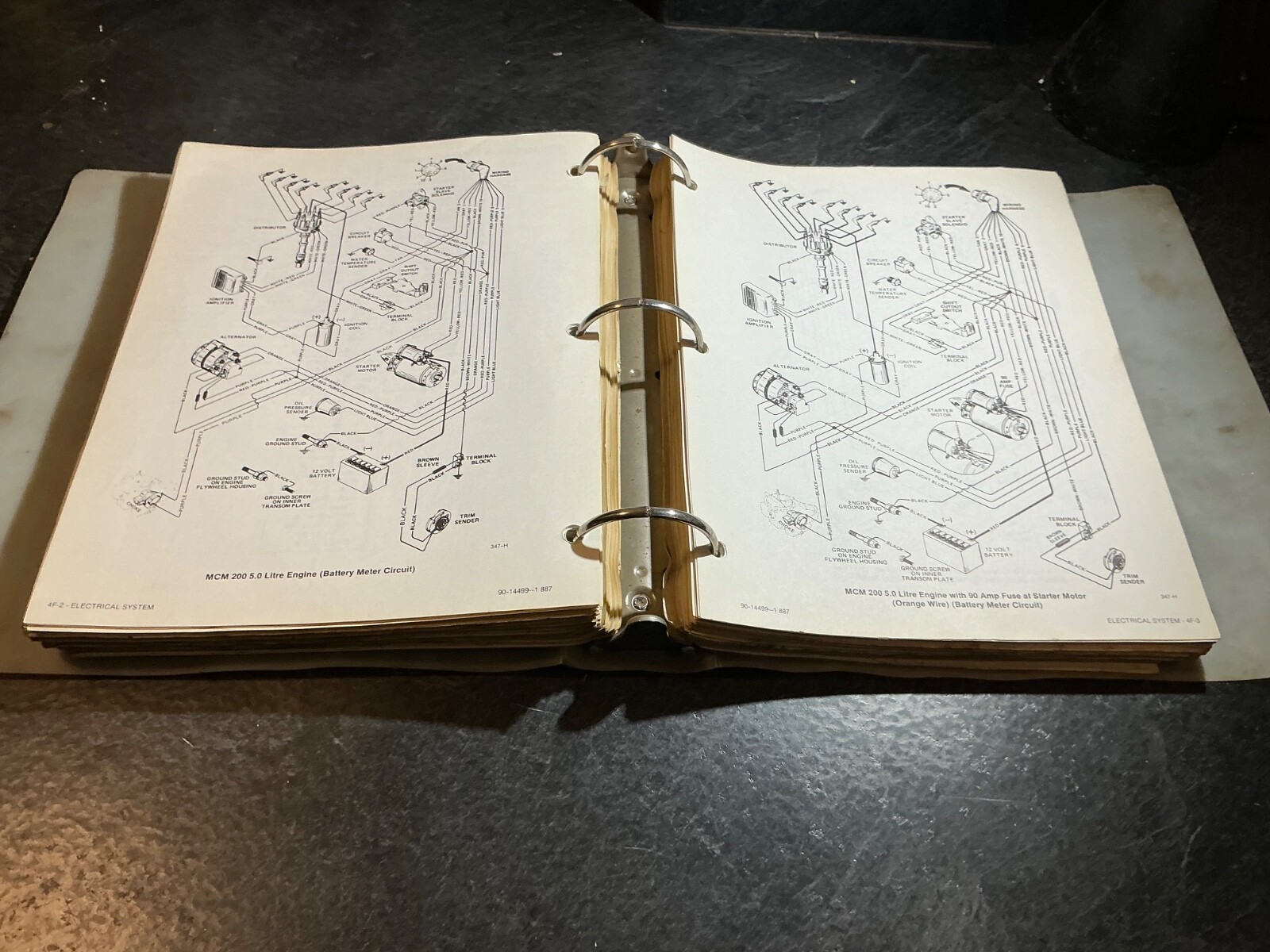 Mercruiser GM V-8 5.0L 305, 5.7L 350, 7.4L 454 Marine Engines Service Manual #9