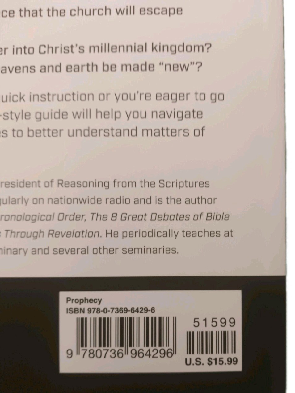 Bible Prophecy Answer Book: Everything You Need to Know About the End Times; Rho