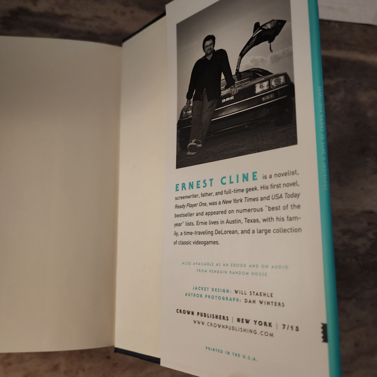 ARMADA by ERNEST CLINE : Signed Hardcover W/ Dustcover
