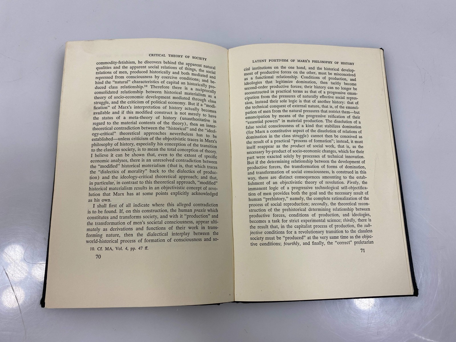 Critical Theory of Society by Wellmer Ex-library 1971 HC