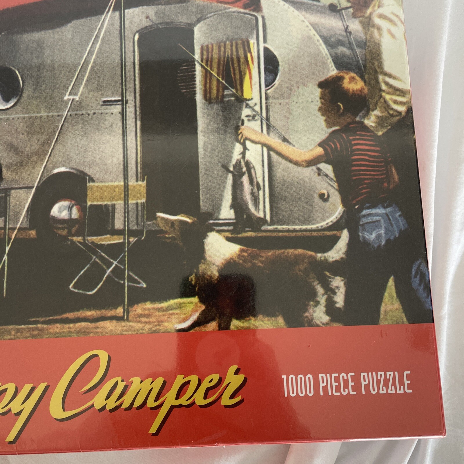 Happy Camper Retro Puzzle by Phil Noyes and Gibbs Smith Publisher NEWSealed