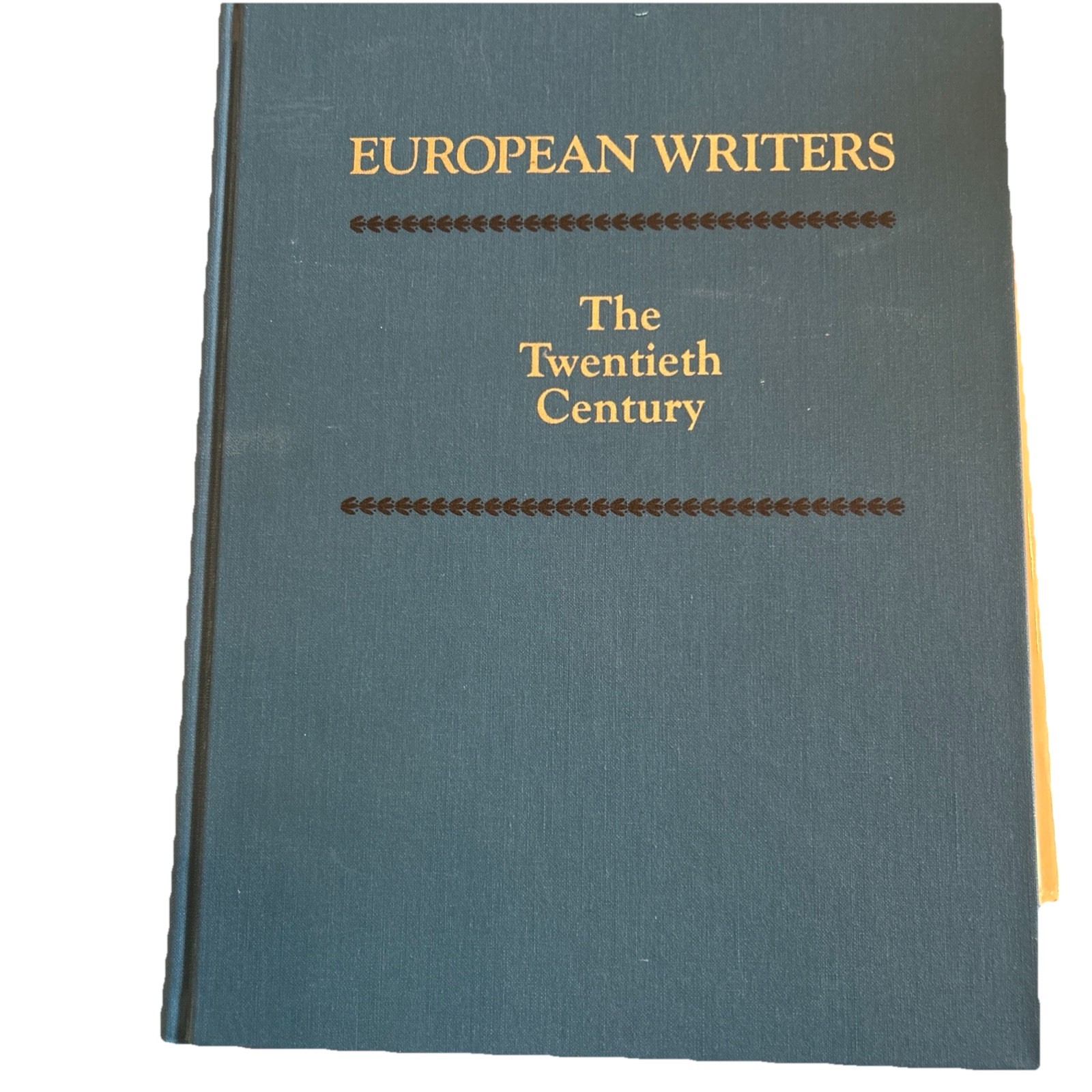 1990 European Writers The Twentieth Century George Stade Coffee Table Book