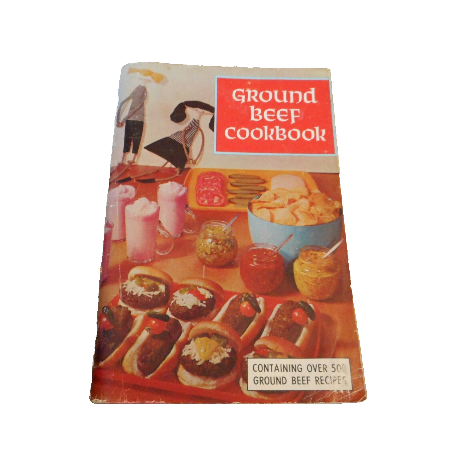 1967 Ground Beef Cookbook 500 Recipes Paperback 124 Pages