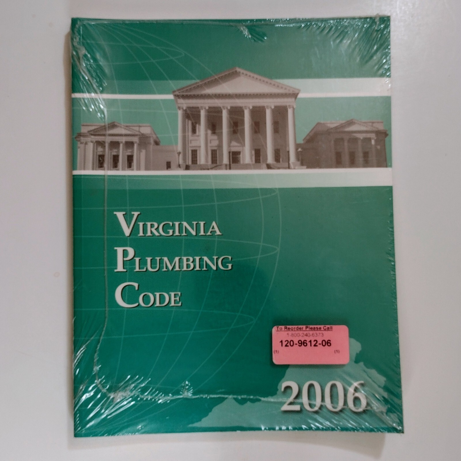 2006 Virginia Plumbing Code NEW In Shrinkwrap Plumbers