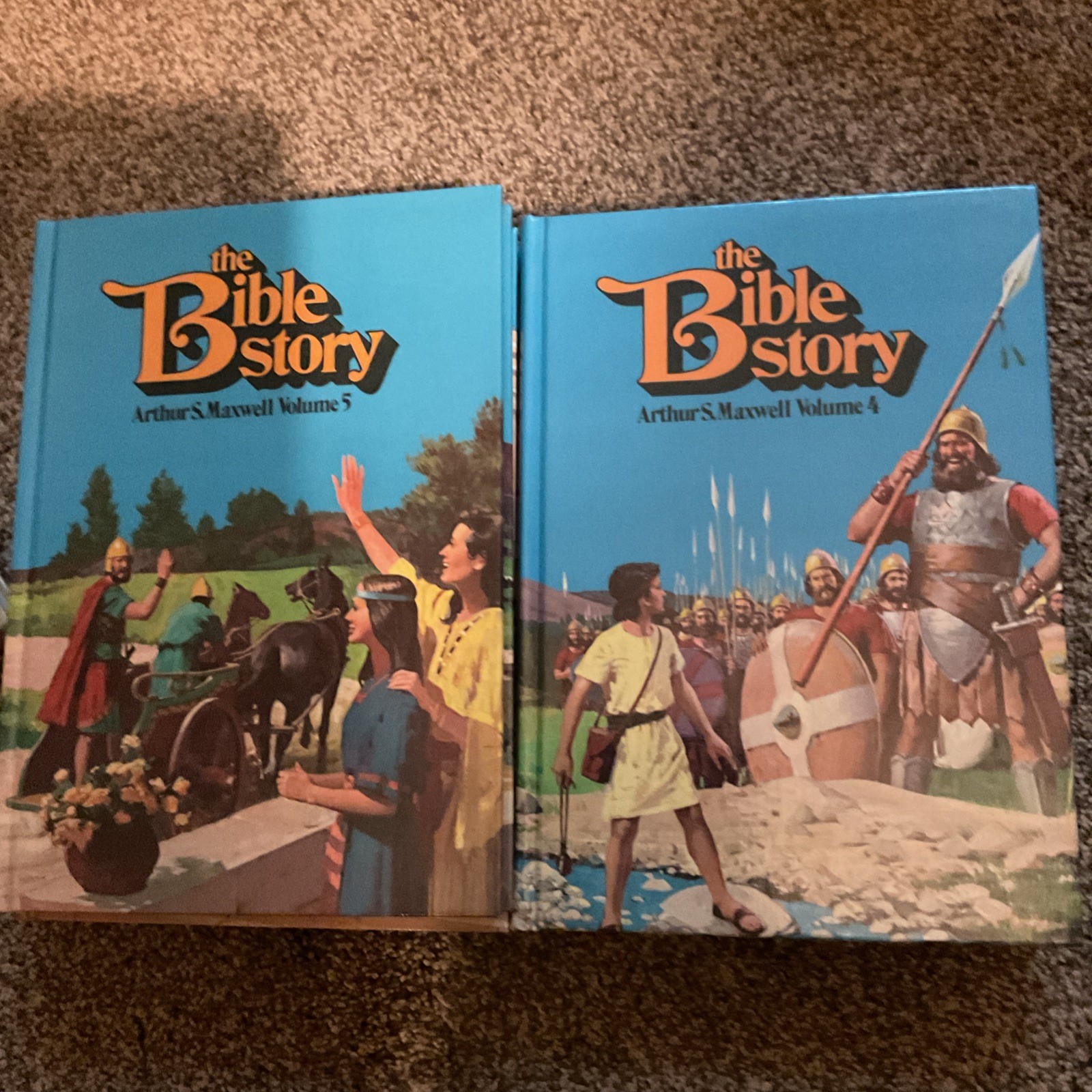 The Bible Story Complete 10 Vol. Book Full Set 1-10 Arthur Maxwell 1979