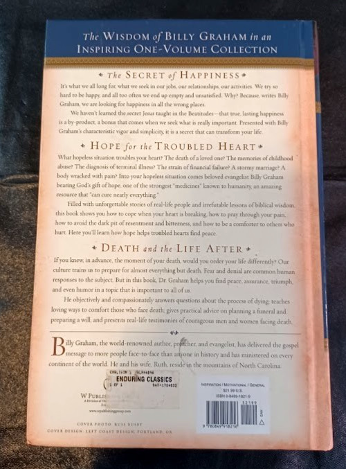 Billy Graham – The Enduring Classics – NEW HARDCOVER BOOK -3 Books in 1