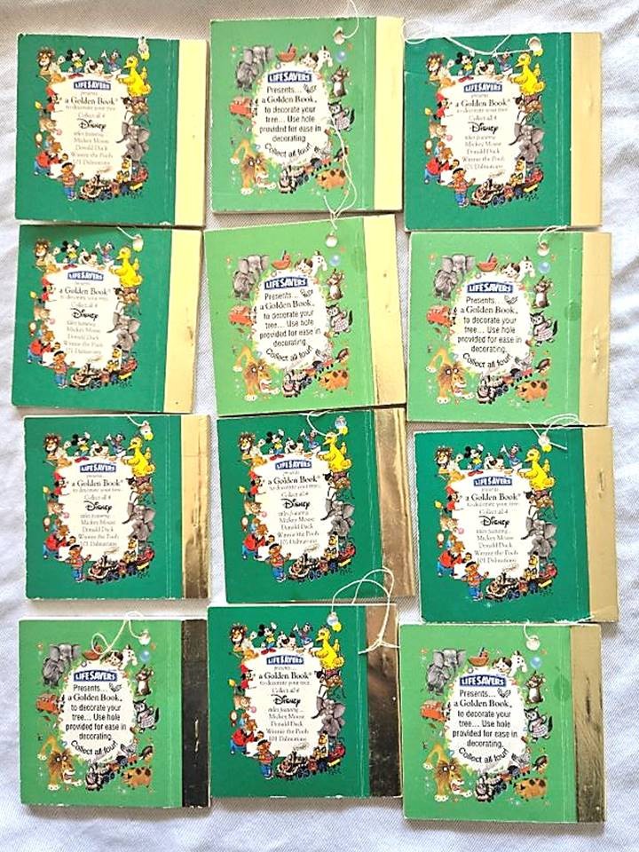 Lot of 12 Miniature Little Little Golden Books Life Savers very good cond.