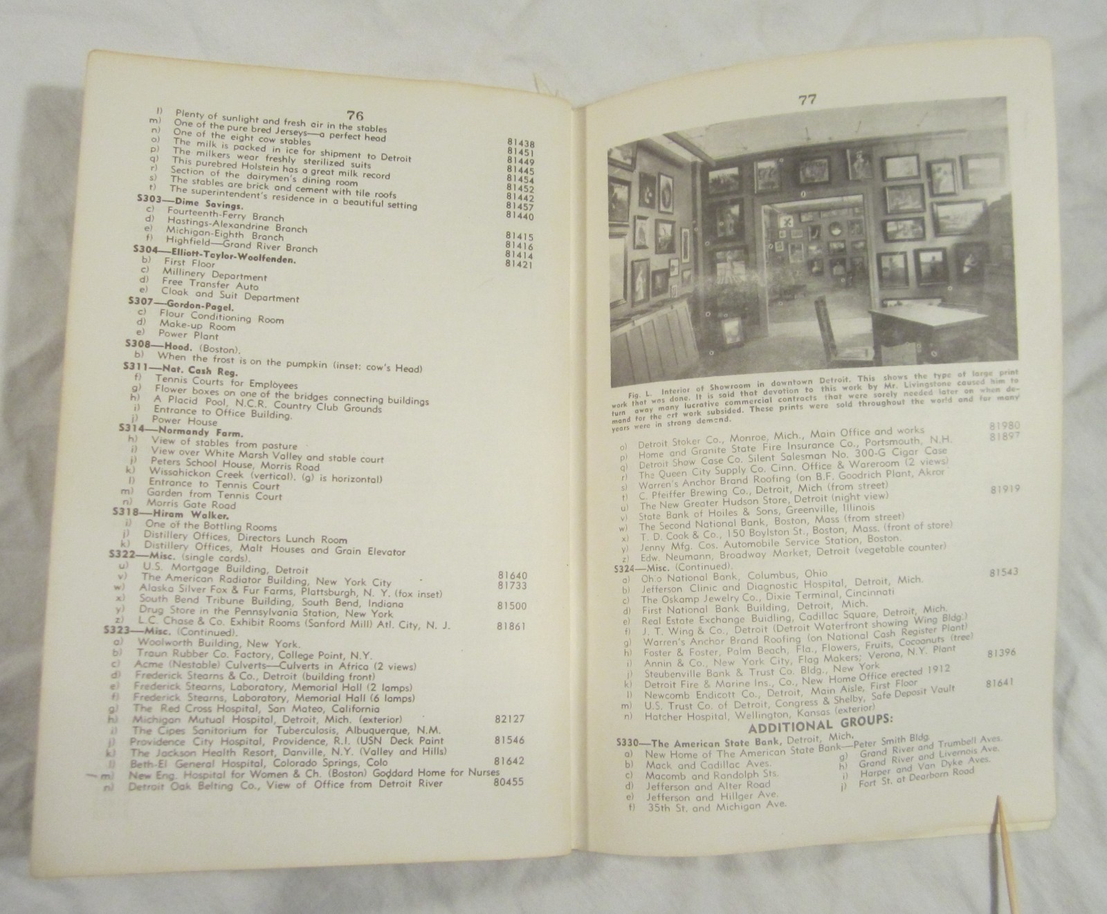 Jeff R. Burdick – HANDBOOK of DETROIT PUBLISHING Co. POSTCARDS — 1954, 84 Pages