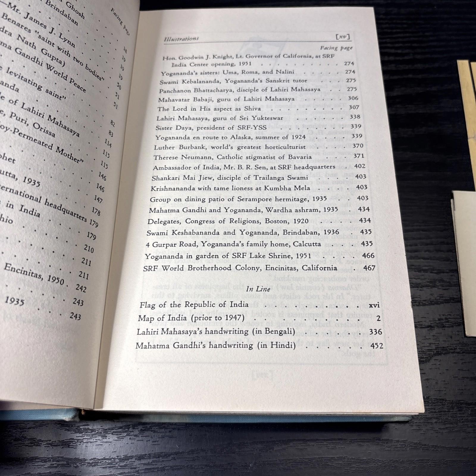 Autobiography of a Yogi Paramhansa Yogananda 1955 6th Ed