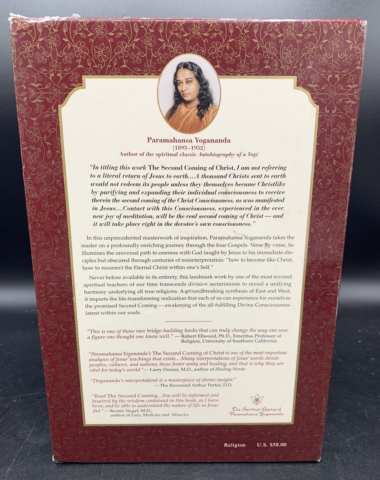 New The Second Coming Of Christ Volume I & II Yogananda Paramahansa Boxed Set