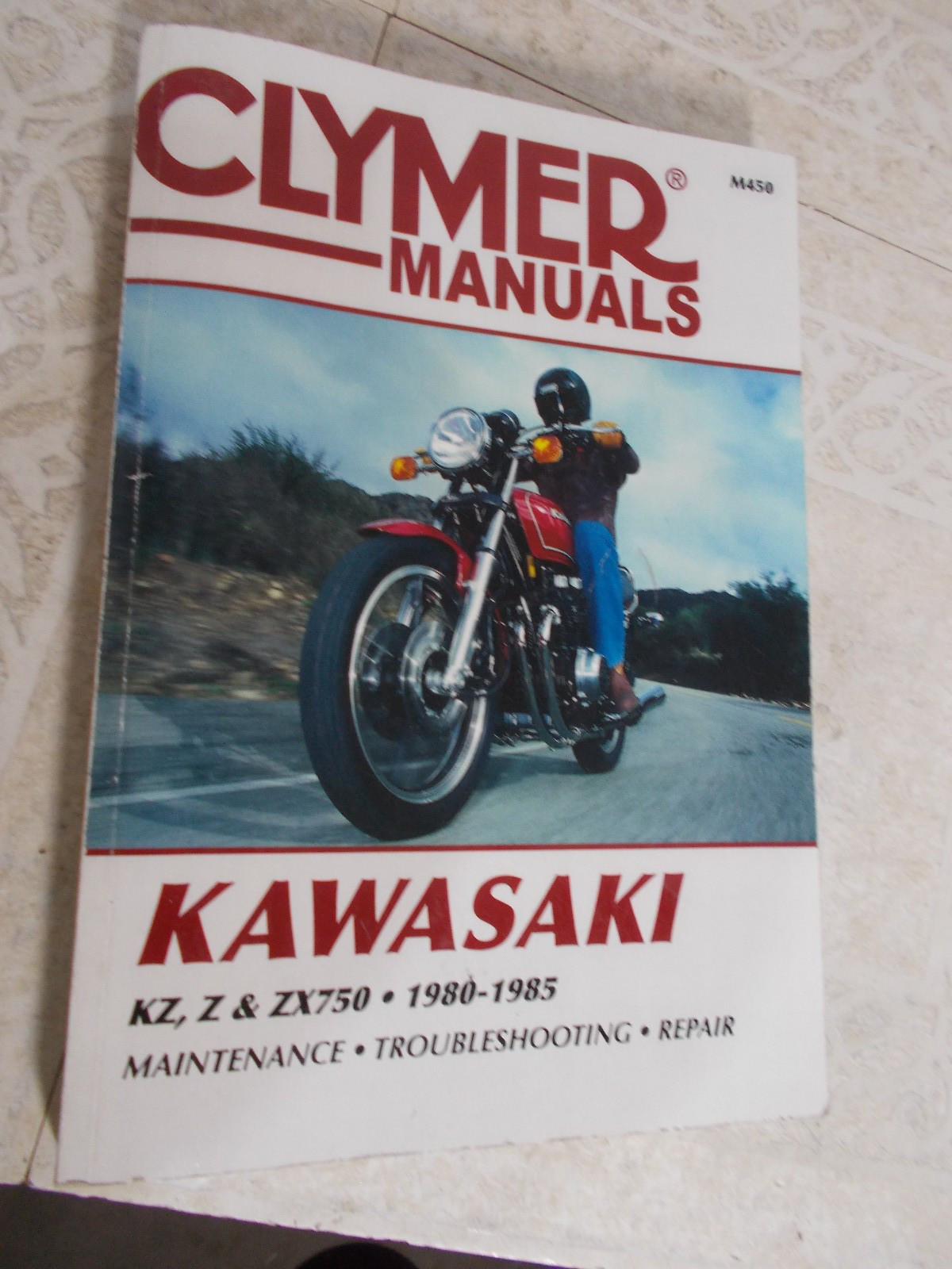 Clymer M450 Service Repair Manual Kawasaki KZ, Z & ZX750 Motorcycles 1980-1985