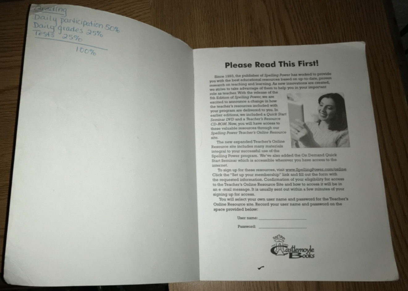 ADAMS GORDON’S SPELLING POWER FIFTH 5th EDITION BOOK CASTLEMOYLE TEXTBOOK