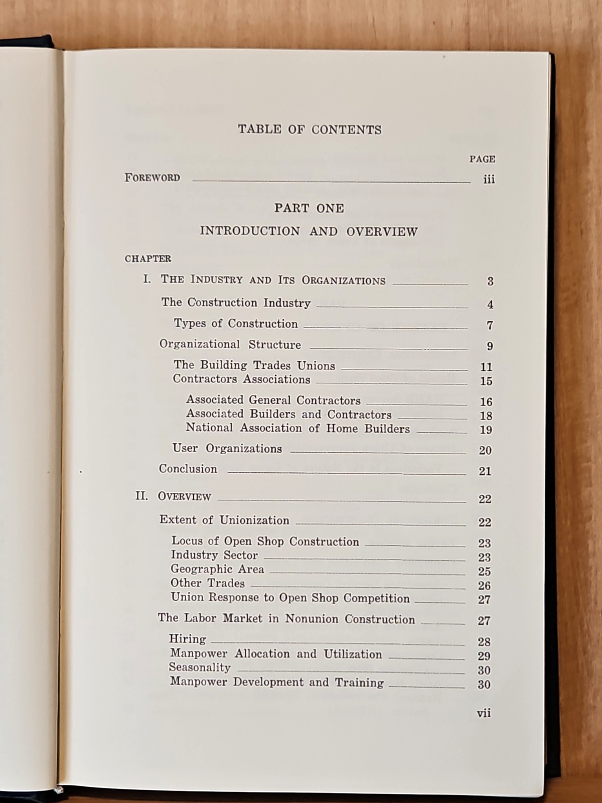 Open Shop Construction by Northrup & Foster HC 1975 The Wharton School