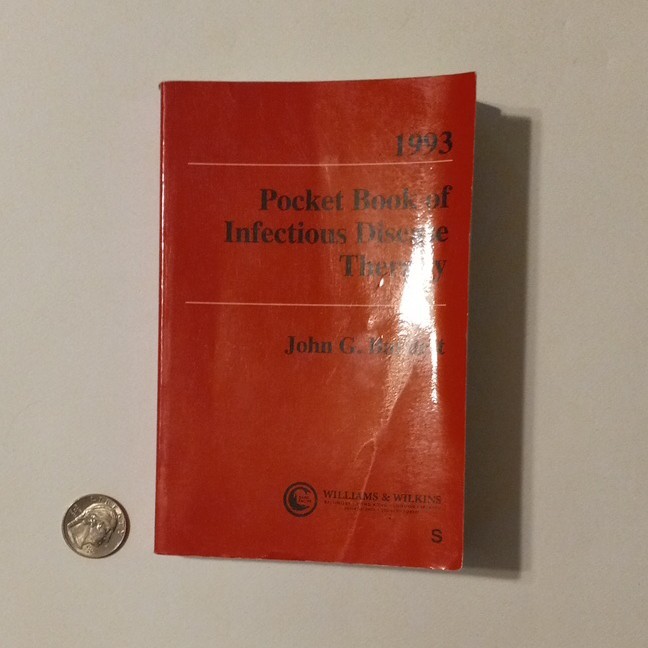 Pocket Book of Infectious Disease Therapy John G. Bartlett PB (1993) Illus