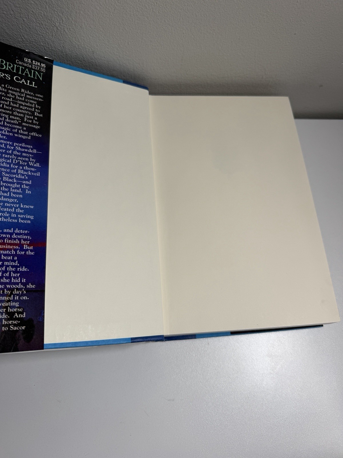 Signed First Rider’s Call Kristen Britain 1st Printing HC 2003 Green Rider