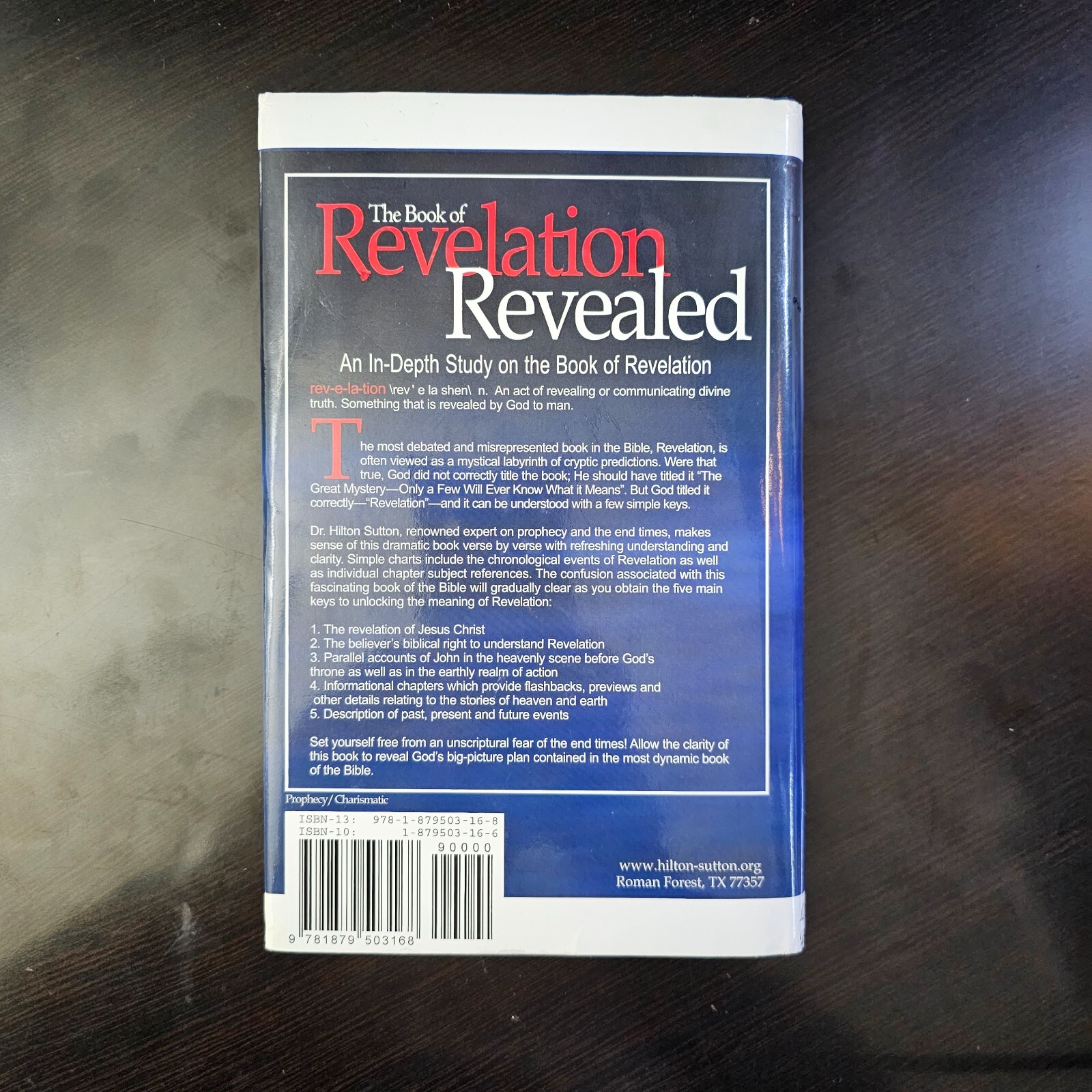 THE BOOK OF REVELATION REVEALED LIMITED EDITION By Hilton Sutton – Hardcover