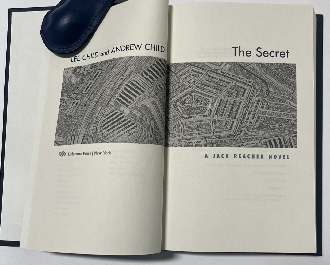 The Secret by Andrew Child and Lee Child 2023 SIGNED x 2 1st/1st HC DJ