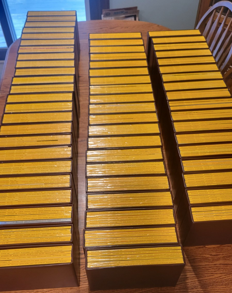 Complete 31-Yr National Geographic Collection 1978-2008 – 373 Issues – Sleeved