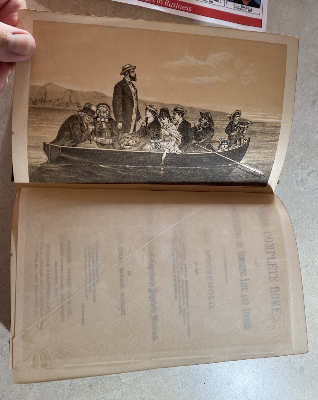 THE COMPLETE HOME JULIA MCNAIR WRIGHT 1882 ENCYCLOPAEDIA OF DOMESTIC LIFE GILT
