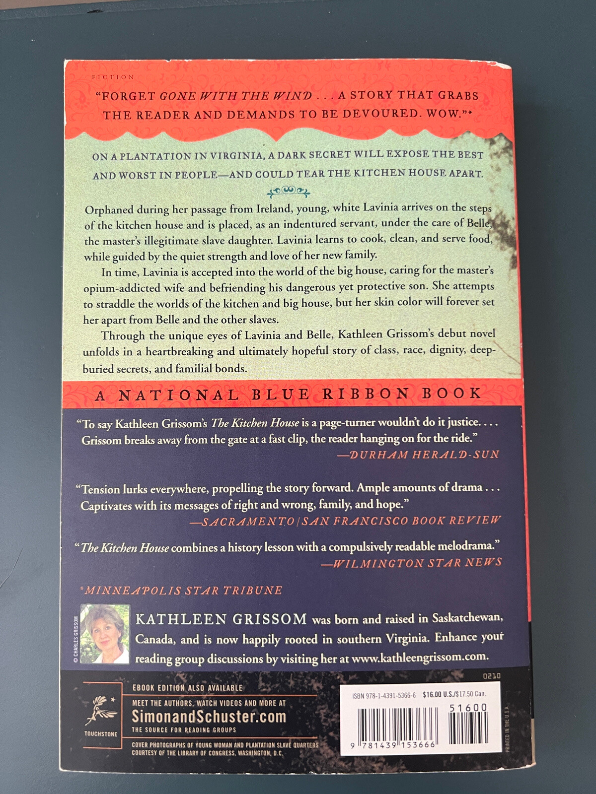 Book The Kitchen House: A Novel by Kathleen Grissom
