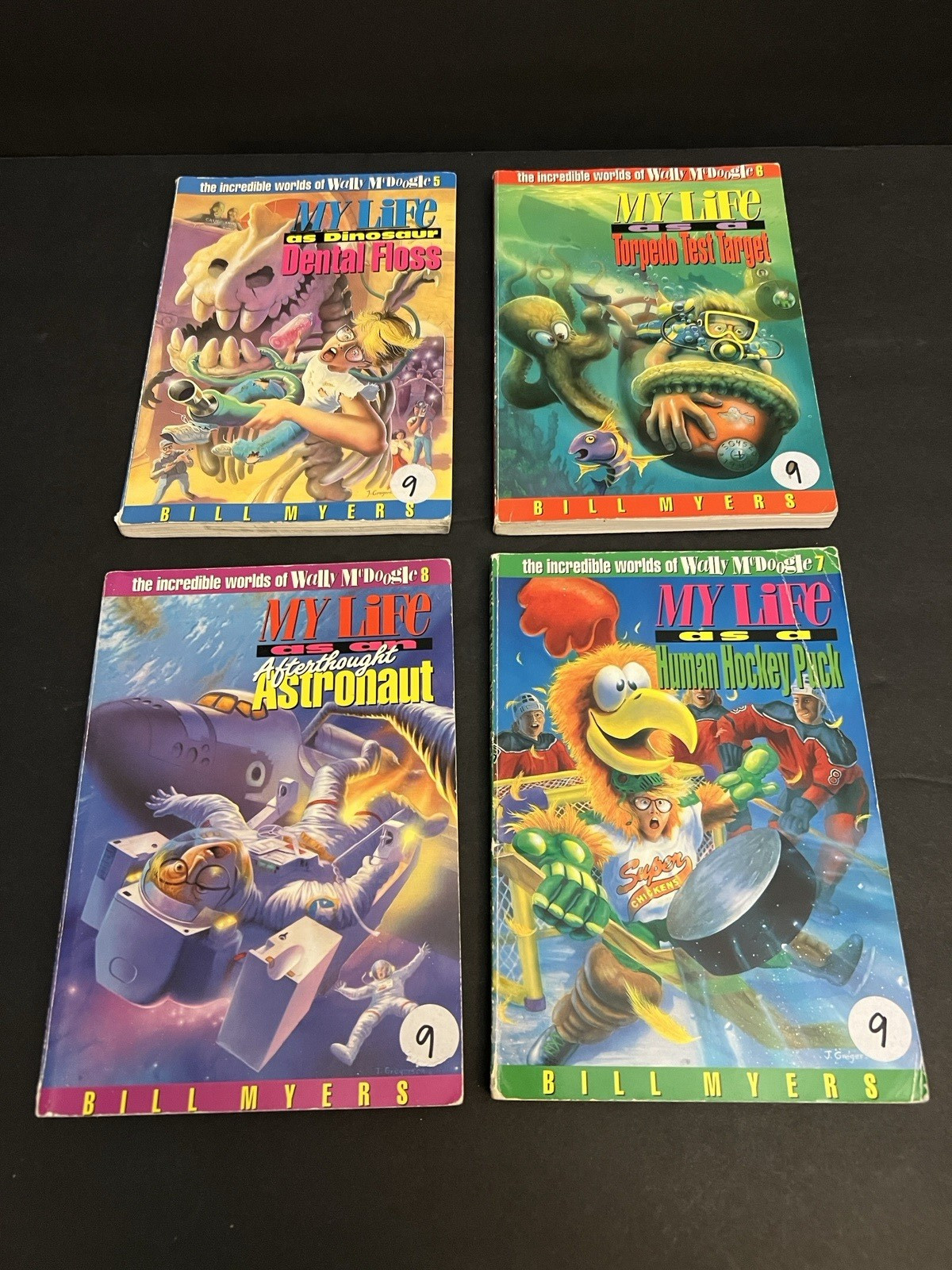 The Incredible World of Wally McDoogle „MY LIFE AS A“ Lot of 10 Books Bill Myers