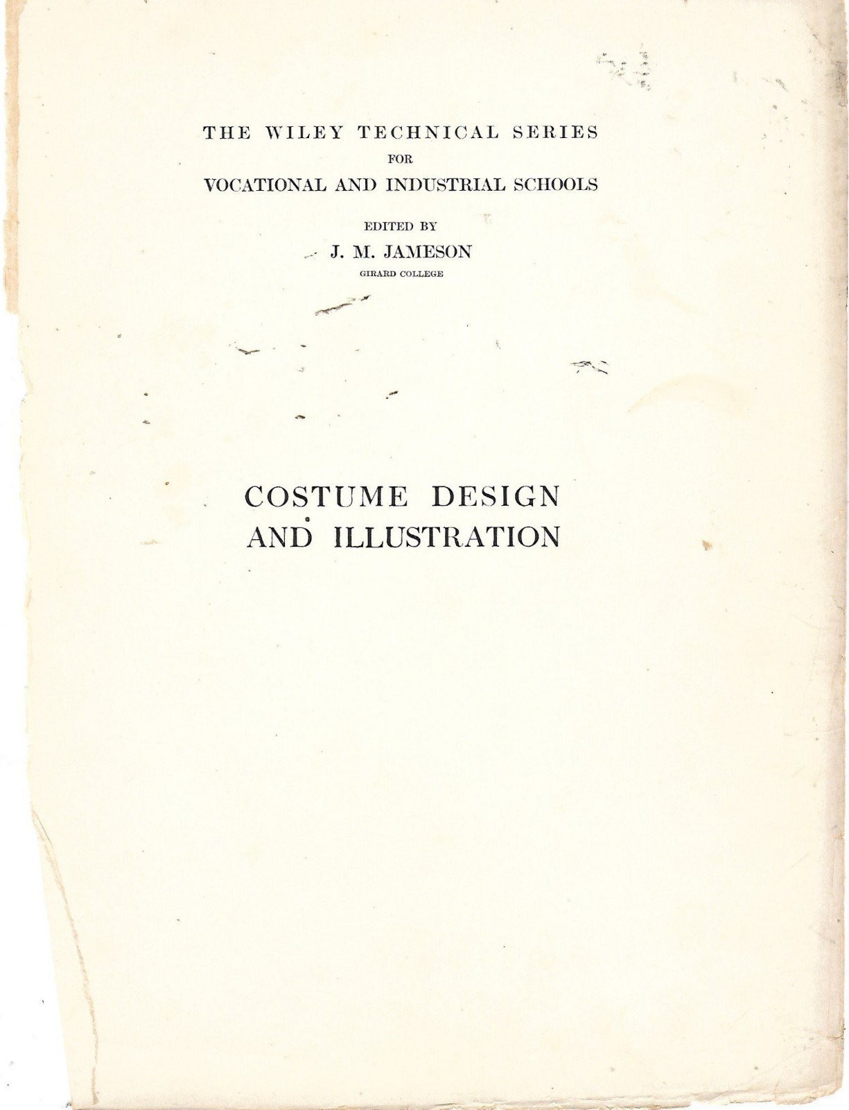 Costume Design and Illustration Ethel Traphagen 1918 1st Edition