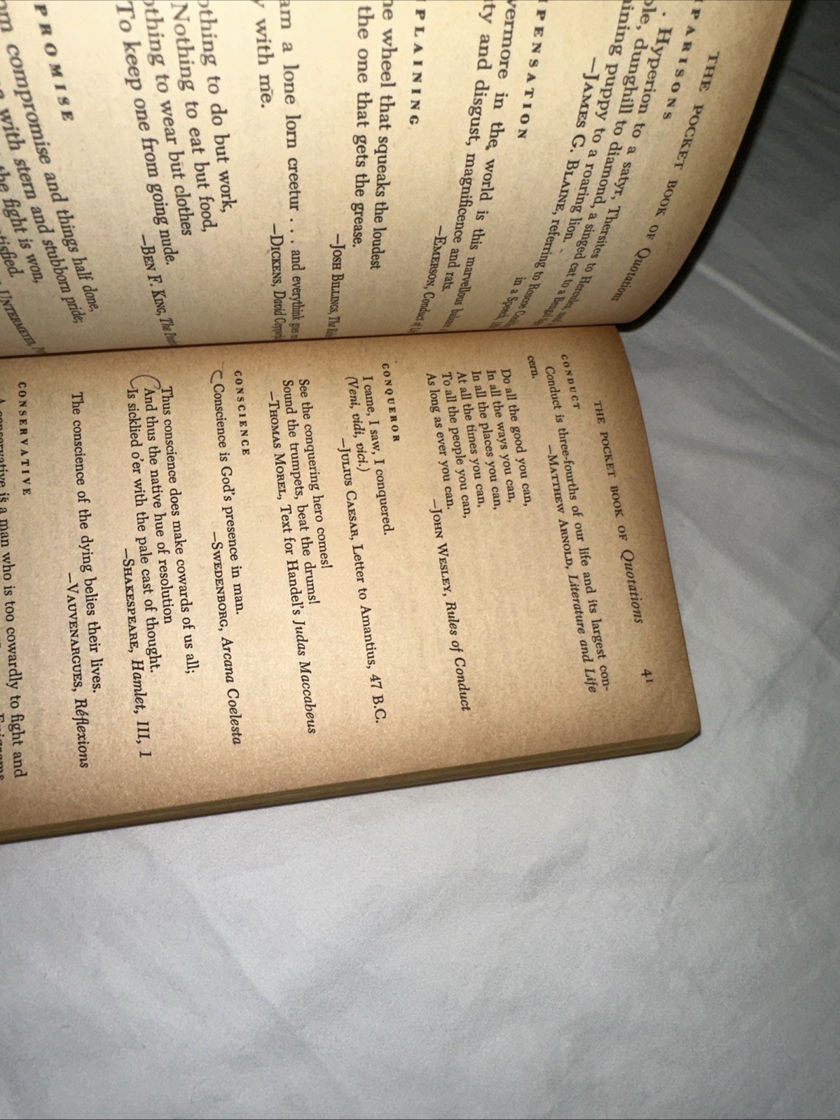 The Pocket Book of Quotations Edited by Henry Davidoff 1952