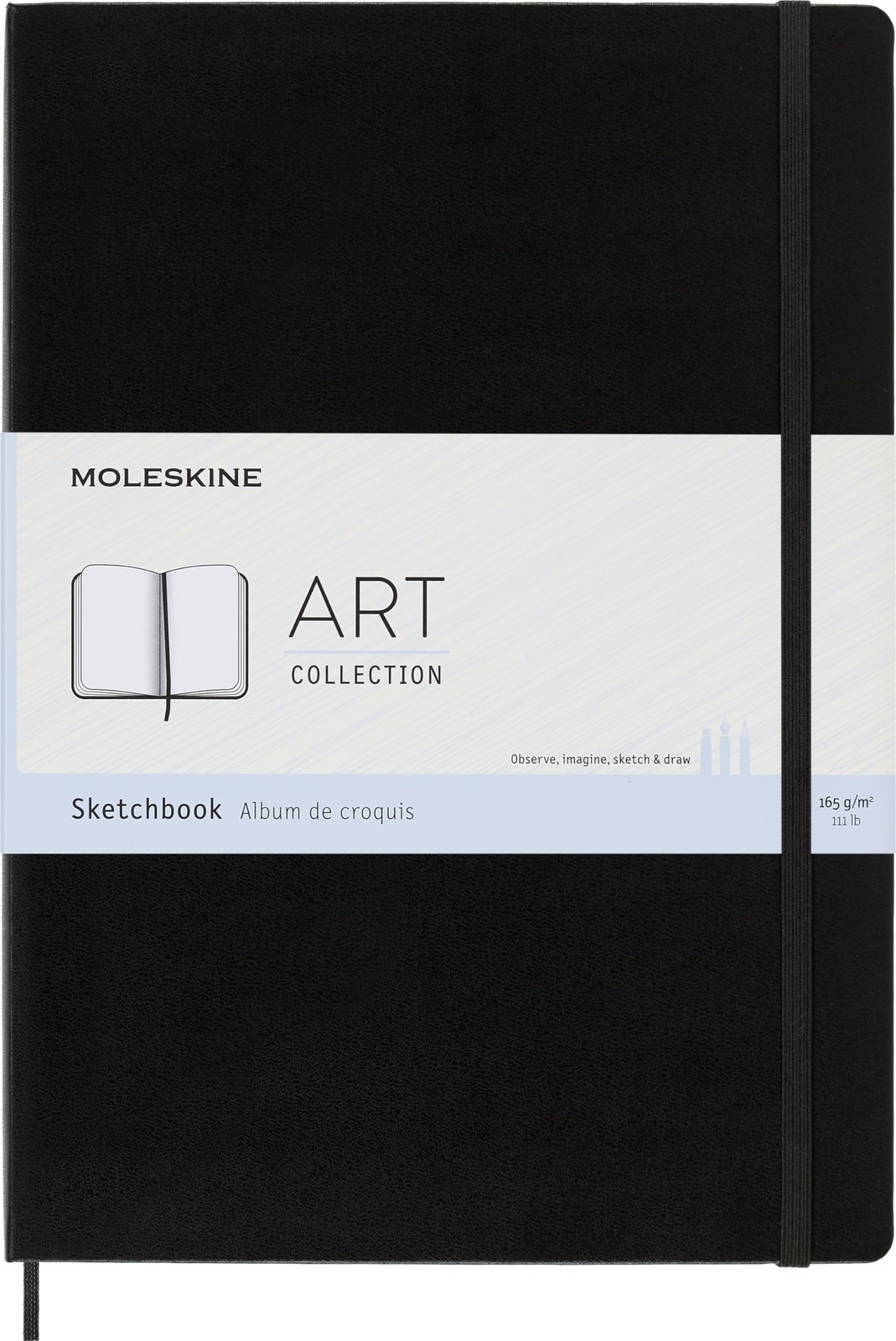 Moleskine Art Sketchbook, Hard Cover, A4 (8.25 X 11.75) Plain Hardcover